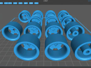 Sierra Azura Wheel 3D Print Model