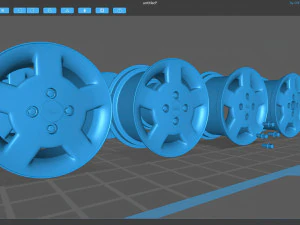 Sierra Azura Wheel 3D Print Model