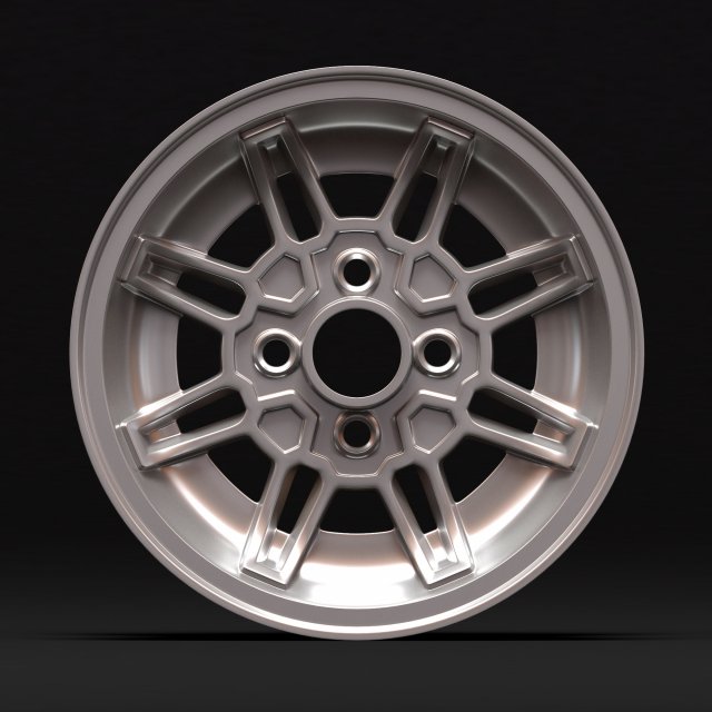 Capri Ghia Wheel Modèles 3D en vedette .c4d .max .obj .3ds .fbx .stl .blend 