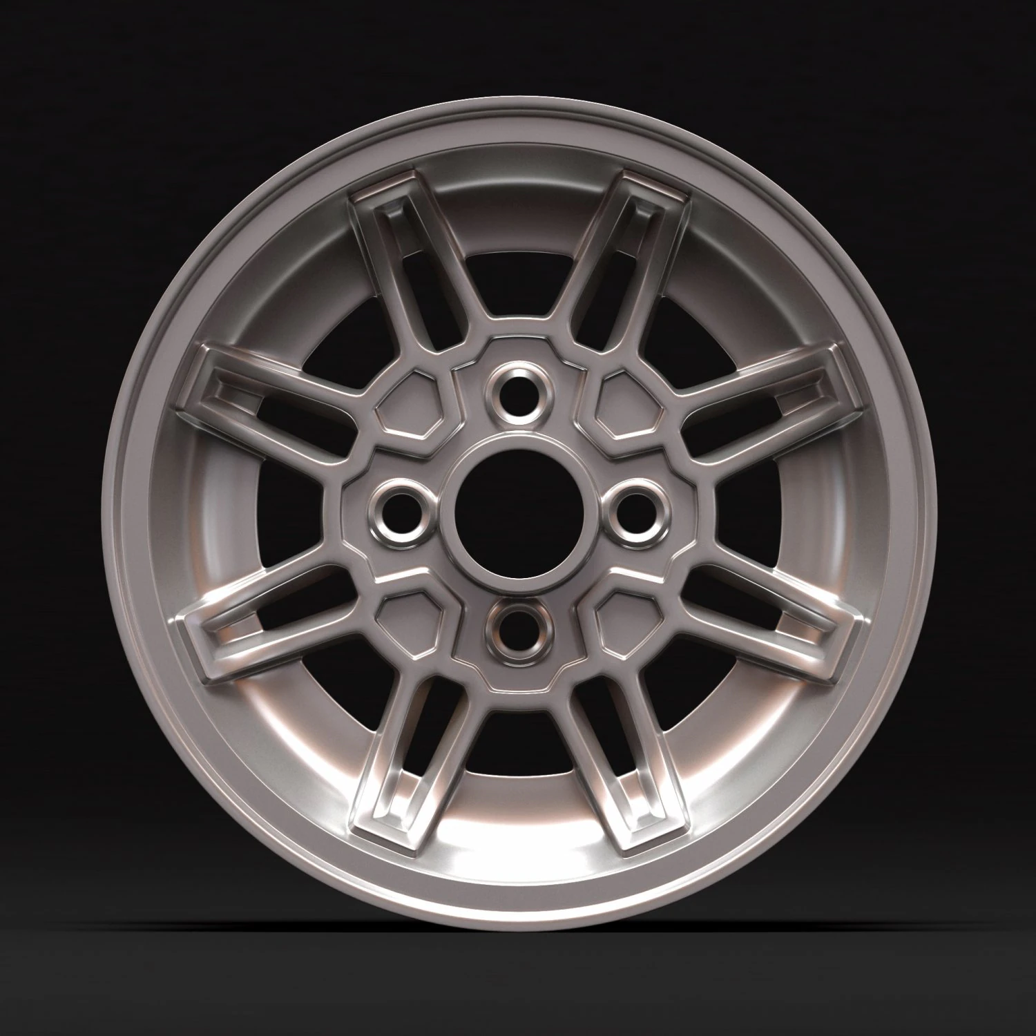 Capri Ghia Wheel 3D Print Model .c4d .max .obj .3ds .fbx .stl .blend 