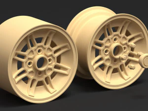 Capri Ghia Wheel 3D Print Model