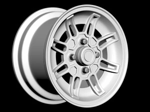 Capri Ghia Wheel 3D Print Model