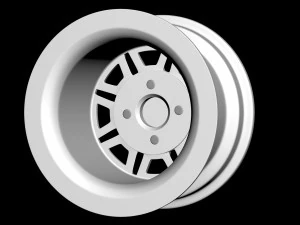 Capri Ghia Wheel 3D Print Model