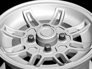 Capri Ghia Wheel Modèles 3D en vedette