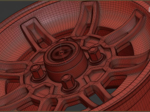 Capri Ghia Wheel Modèles 3D en vedette