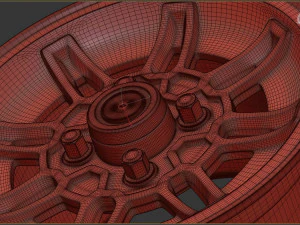 Capri Ghia Wheel 3D Print Model