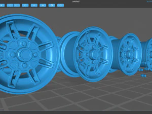 Capri Ghia Wheel 3D Print Model
