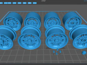 Capri Ghia Wheel 3D Print Model