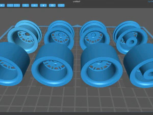 Capri Ghia Wheel 3D Print Model