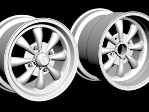 EMPI GT 8 Spoke Rim 3D प्रिंट मॉडल