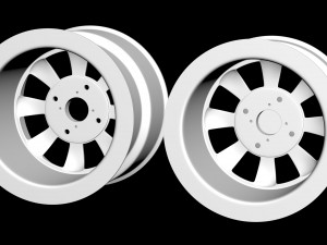 EMPI GT 8 Spoke Rim 3D प्रिंट मॉडल