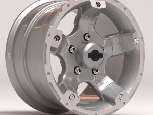 Black Rock 900S Viper Rim 3D Baskı Modeli