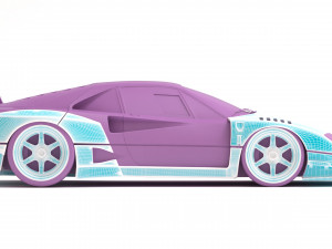 F40 Wide Body Kit Modèles 3D en vedette