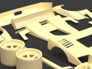 F40 Wide Body Kit Modèles 3D en vedette