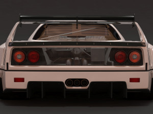 F40 Wide Body Kit Modèles 3D en vedette