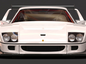 F40 Wide Body Kit Modèles 3D en vedette
