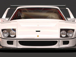 F40 Wide Body Kit 3D Print Model