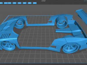 F40 Wide Body Kit Modèles 3D en vedette