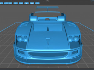 F40 Wide Body Kit Modèles 3D en vedette