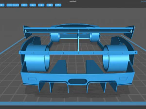 F40 Wide Body Kit 3D Print Model