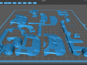 F40 Wide Body Kit Modèles 3D en vedette