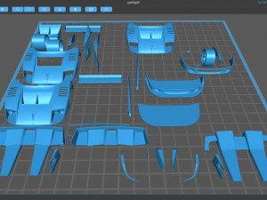 F40 Wide Body Kit Modèles 3D en vedette