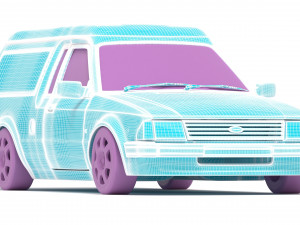 Escort 3rd Gen Van Shell kit all printable 3D Print Model