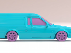 Escort 3rd Gen Van Shell kit all printable 3D Print Model