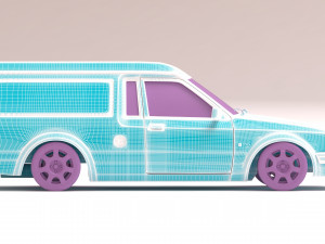 Escort 3rd Gen Van Shell kit all printable 3D Print Model