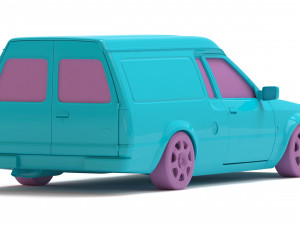 Escort 3rd Gen Van Shell kit all printable 3D Print Model