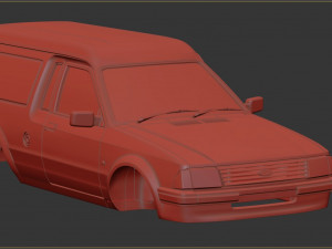 Escort 3rd Gen Van Shell kit all printable 3D Print Model