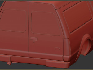 Escort 3rd Gen Van Shell kit all printable 3D Print Model