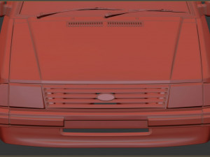 Escort 3rd Gen Van Shell kit all printable 3D Print Model