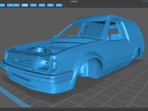 Escort 3rd Gen Van Shell kit all printable 3D Print Model
