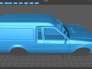 Escort 3rd Gen Van Shell kit all printable 3D Print Model