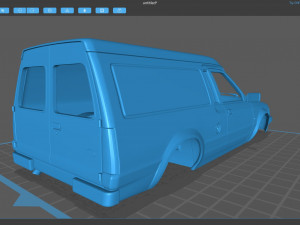 Escort 3rd Gen Van Shell kit all printable 3D Print Model