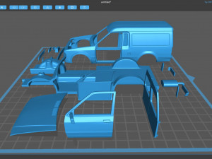 Escort 3rd Gen Van Shell kit all printable 3D Print Model