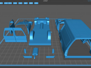 Escort 3rd Gen Van Shell kit all printable 3D Print Model
