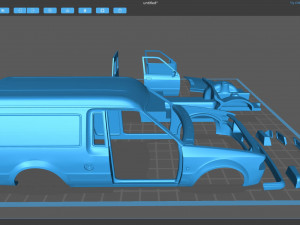 Escort 3rd Gen Van Shell kit all printable 3D Print Model