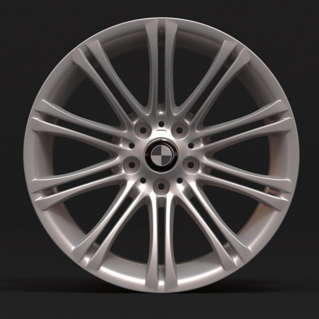 E60 M Sport 10 Spoke Rim Model Cetak 3D .c4d .max .obj .3ds .fbx .stl .blend 