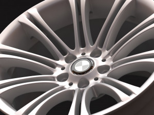 E60 M Sport 10 Spoke Rim Model Cetak 3D