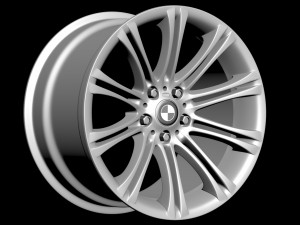 E60 M Sport 10 Spoke Rim Model Cetak 3D