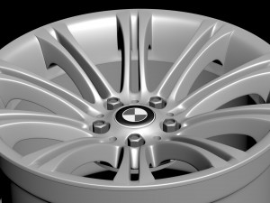 E60 M Sport 10 Spoke Rim Model Cetak 3D