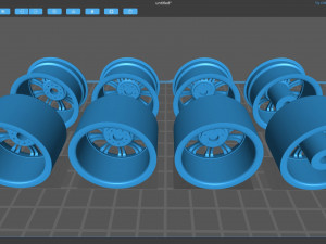 E60 M Sport 10 Spoke Rim Model Cetak 3D