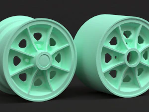 Classic Mini D1 Wheel 3D Print Model