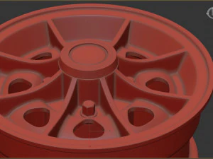 Classic Mini D1 Wheel 3D Print Model