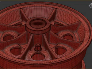 Classic Mini D1 Wheel 3D Print Model