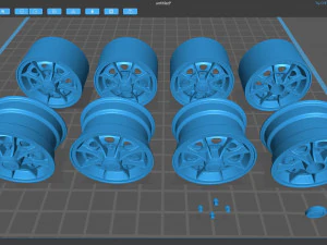 Classic Mini D1 Wheel 3D Print Model