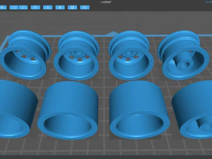 Classic Mini D1 Wheel 3D Print Model