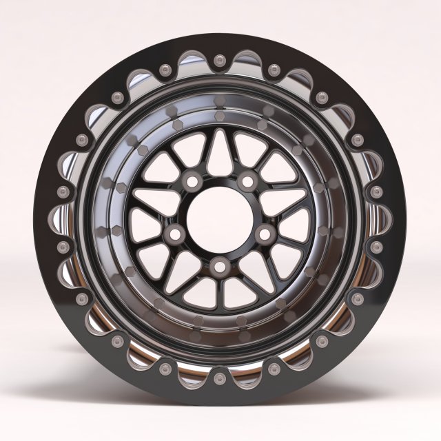 RBZ Billet Speedster Wheel ffront and rear Model do druku 3D .c4d .max .obj .3ds .fbx .stl .blend 